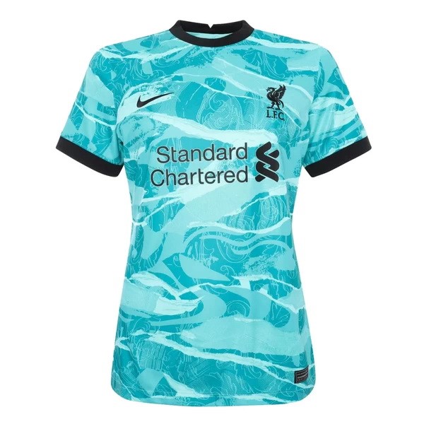 Camiseta Liverpool Segunda Equipación Mujer 2020-2021 Verde